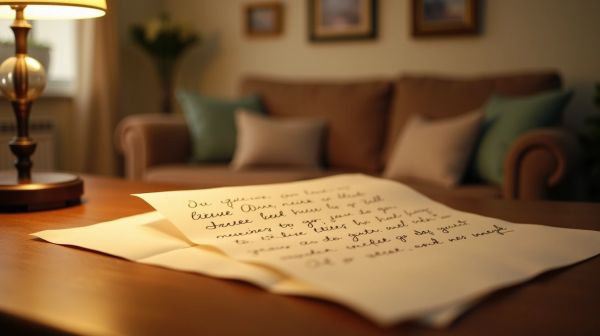 Modèles touchants pour lettres de condoléances à un cousin